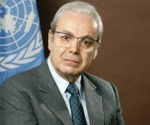 Former UN Secretary-General Perez de Cuellar dies aged 100