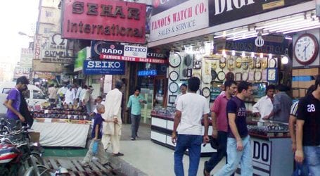 Traders stopped from re-opening shops in Karachi