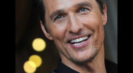 Actor Matthew McConaughey donates 80,000 face masks