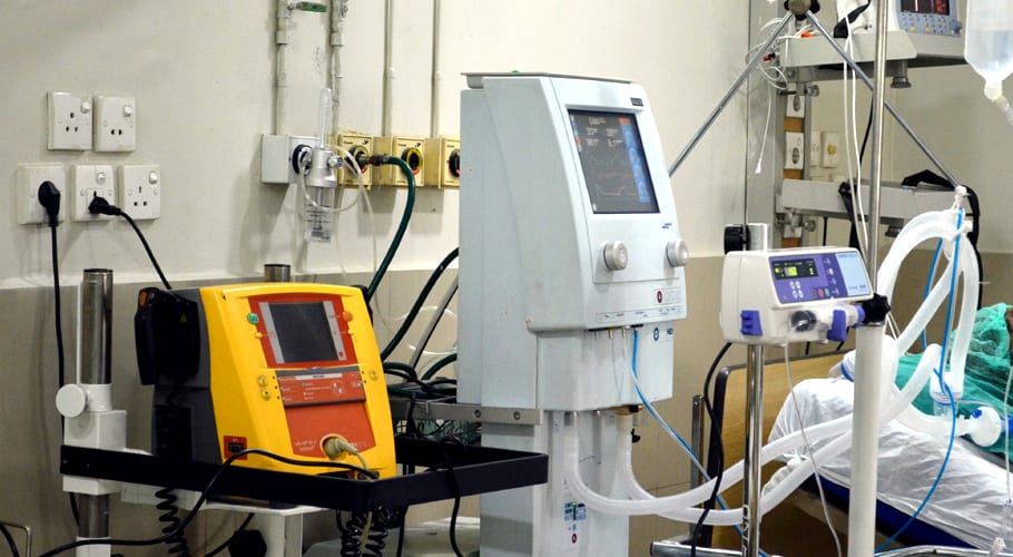 Reports state that ventilators in Karachi’s Civil Hospital not functional