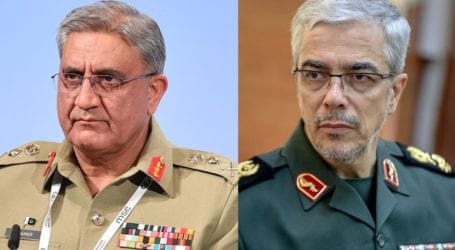 Gen Bajwa discusses border security with Iran’s military chief