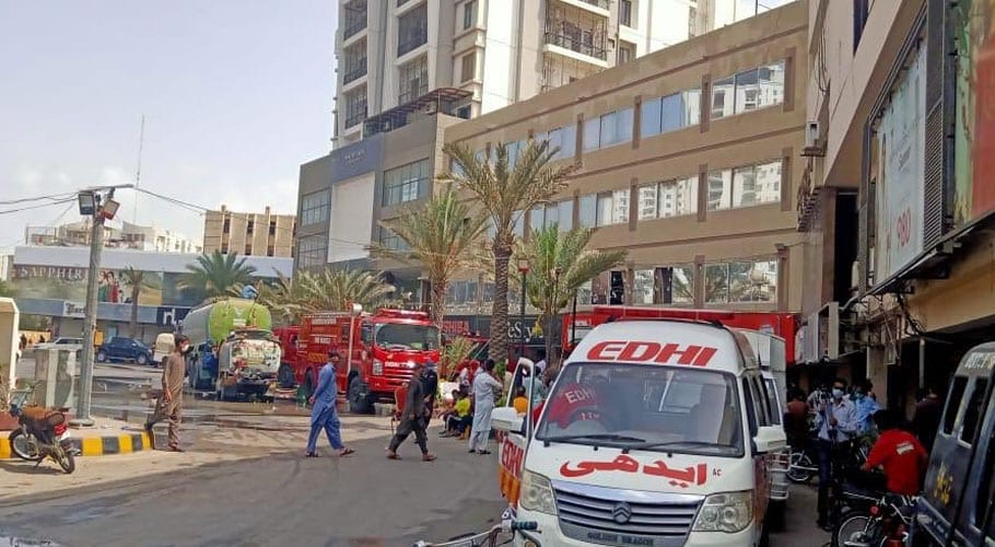 Fire doused after hours at superstore in Karachi’s Clifton