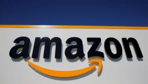 A logo of e-commerce seller Amazon. Source: Reuters.