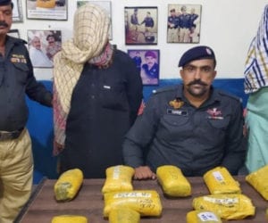 Two drug peddlers arrested, 13 kgs contraband seized