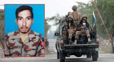 Soldier martyred, three injured in terrorist attack in Balochistan