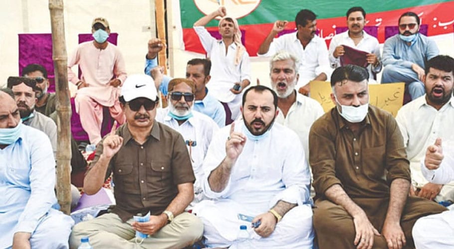 PTI’s protest against K-Electric continues for second day