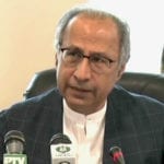 Hafeez Sheikh was Finance Minister in Pakistan Tehreek-e-Insaf (PTI) government. Source: FILE.