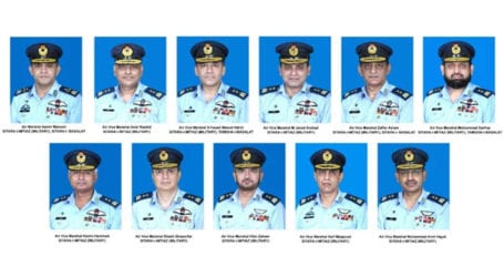 PAF promotes 10 officers to rank of air vice-marshal
