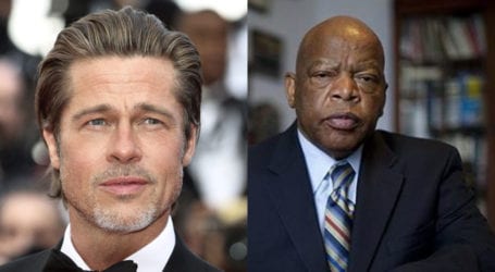 Brad Pitt pays tribute to civil rights icon John Lewis