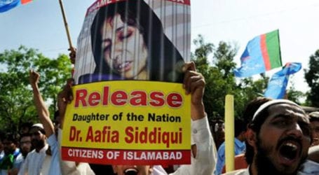 In Pictures: Protests held for release of Dr Aafia Siddiqui