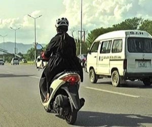 Motorbike licences not being issued to women