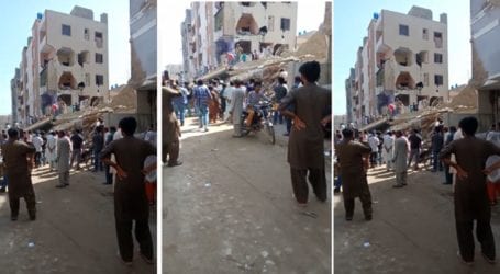 At least two dead as four-storey building collapses in Karachi’s Korangi