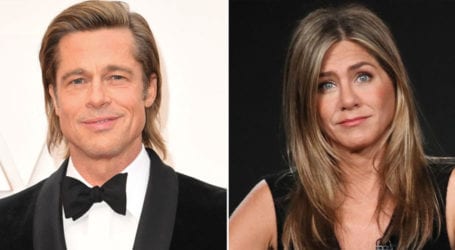 Jennifer Aniston, Brad Pitt reunite online for a cause