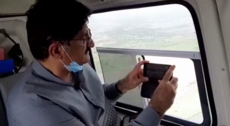 CM Murad inspects rain-hit areas of Sindh