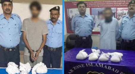 Police arrest seven drug peddlers in Islamabad