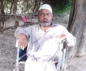 Disabled man appeals for financial assistance