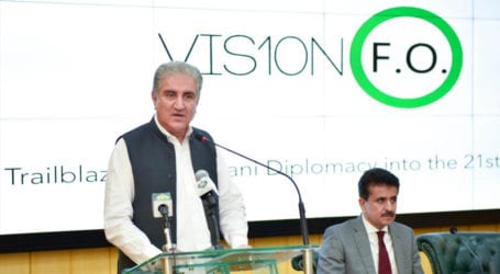 FM Qureshi inaugurates Foreign Office Media Centre