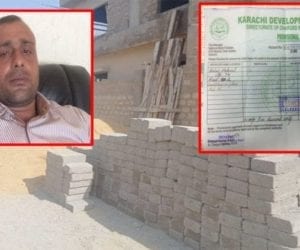 KDA officers issue fake receipt for building material