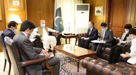 FM Qureshi meets new Chinese Ambassador in Islamabad