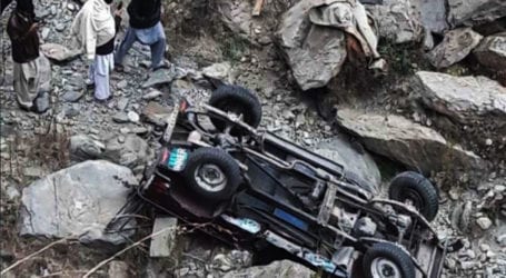Five dead as jeep plunges into ravine in Mansehra