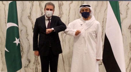 FM meets UAE counterpart Sheikh Abdullah bin Zayed