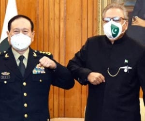 President confers Nishan-e-Imtiaz on Chinese defence minister