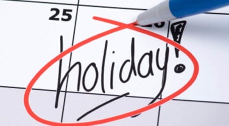 Federal govt announces list of public holidays for 2021