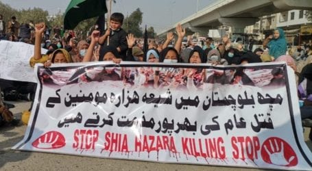 Shia community stages protest across Karachi against Macch killings
