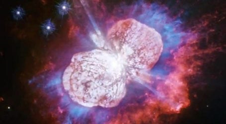 NASA posts image of ‘slow-motion firework’ in space