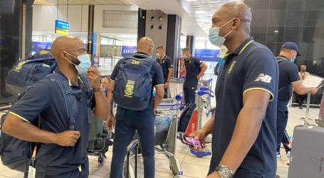 South African cricket team arrives in Pakistan after 14 years