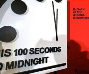 ‘Doomsday Clock’ remains at 100 seconds to midnight