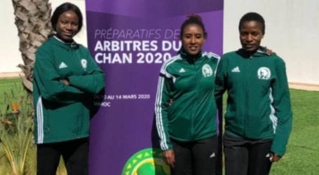 Three female referees make African football history at CHAN