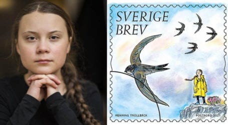 Sweden unveils climate activist Greta Thunberg stamp
