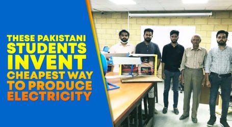 Karachi students develop machine to generate cheap electricity