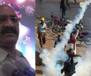 Policeman dies after falling ill from tear gas shelling