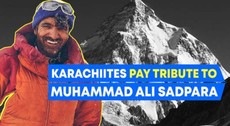 People of Karachi pay artistic tribute to mountaineer Ali Sadpara