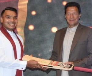 Receiving signed bat from Imran Khan a ‘memory for ages’: Sri Lankan minister