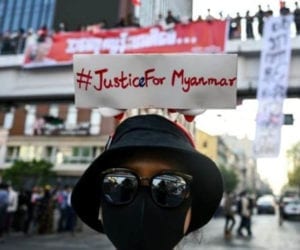 Myanmar anti-coup protesters defy warnings from army