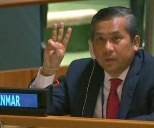 Myanmar envoy urges UN to stop military coup