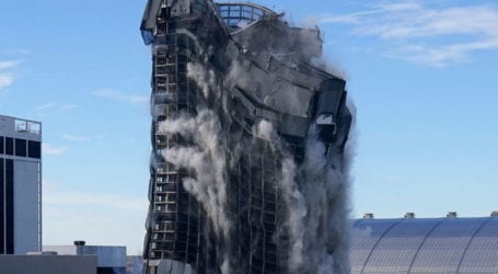 Trump’s casino demolished in Atlantic City