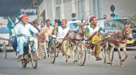 Sindh Rangers organise donkey cart race to promote cultural, social activities