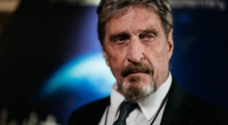 Software icon McAfee charged in cryptocurrency scam