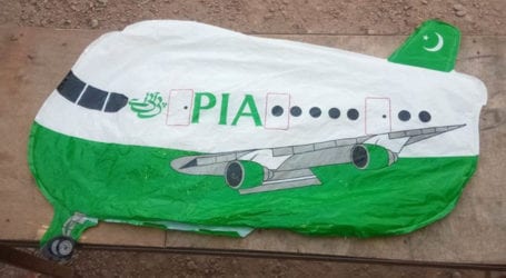 PIA aircraft-shaped balloon seized in IoK