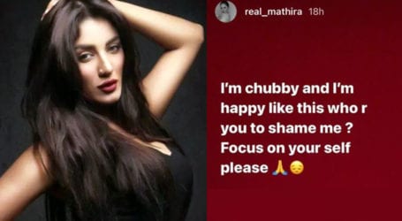 I’m chubby and happy like this who are you to shame me: Mathira slams haters