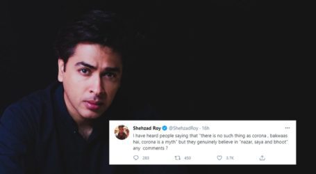 Netizens reply to Shehzad Roy’s ‘if corona a myth then why ‘nazar’ is real’