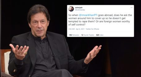 Does PM Imran Khan think women are responsible for rape?