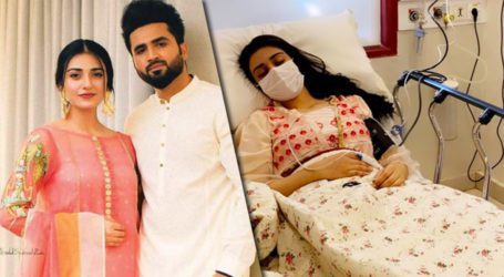 Sarah Khan was taken to hospital, reveals husband Falak Shabir