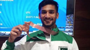 Talha made his first appearance at the Olympics, previously earned a gold medal for Pakistan in the 2016 Commonwealth Youth Championships in Penang
