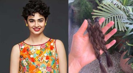 Model Saheefa Jabbar donates hair to charity