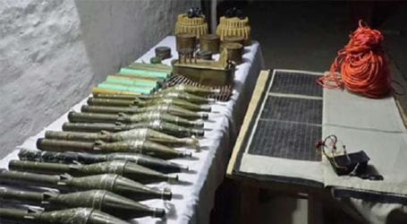 Security forces foil terror bid by recovering arms in Bajaur